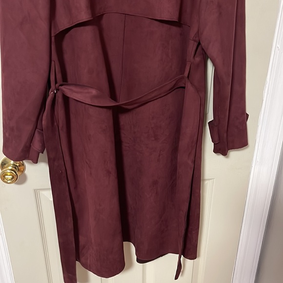 Magaschoni Maroon Velour Jacket - Picture 6 of 7